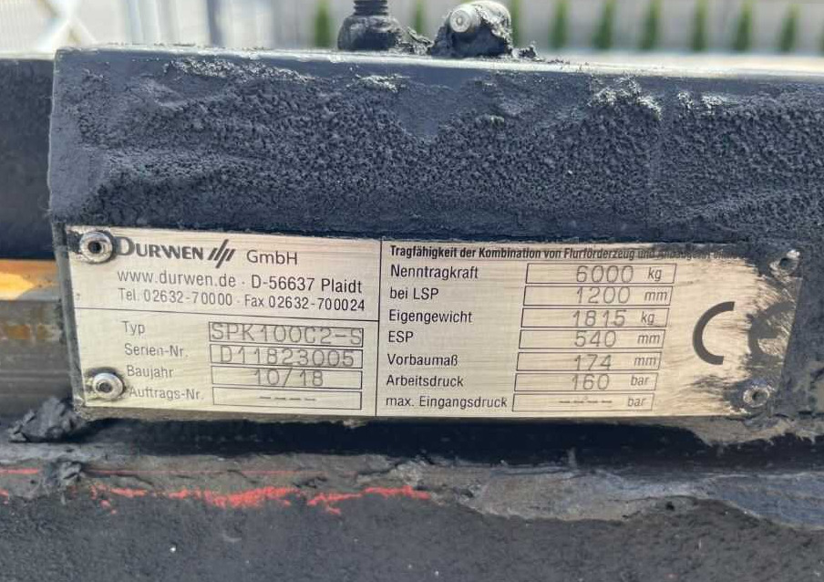 Durwen SPK100C2-S - Forks for Forklift: picture 4 Durwen SPK100C2-S - Forks for Forklift: picture 4