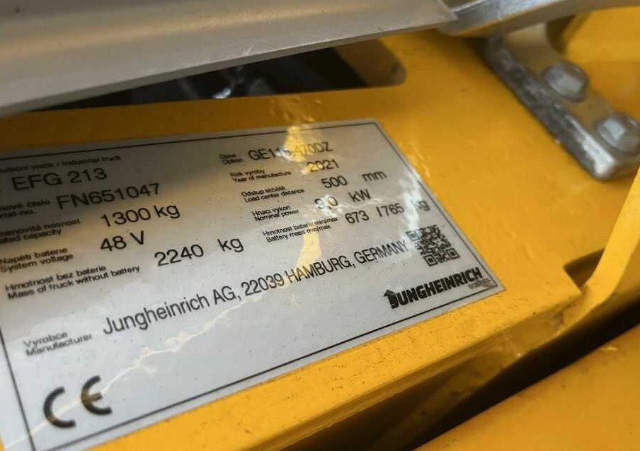 Jungheinrich EFG213 - Electric forklift: picture 4 Jungheinrich EFG213 - Electric forklift: picture 4