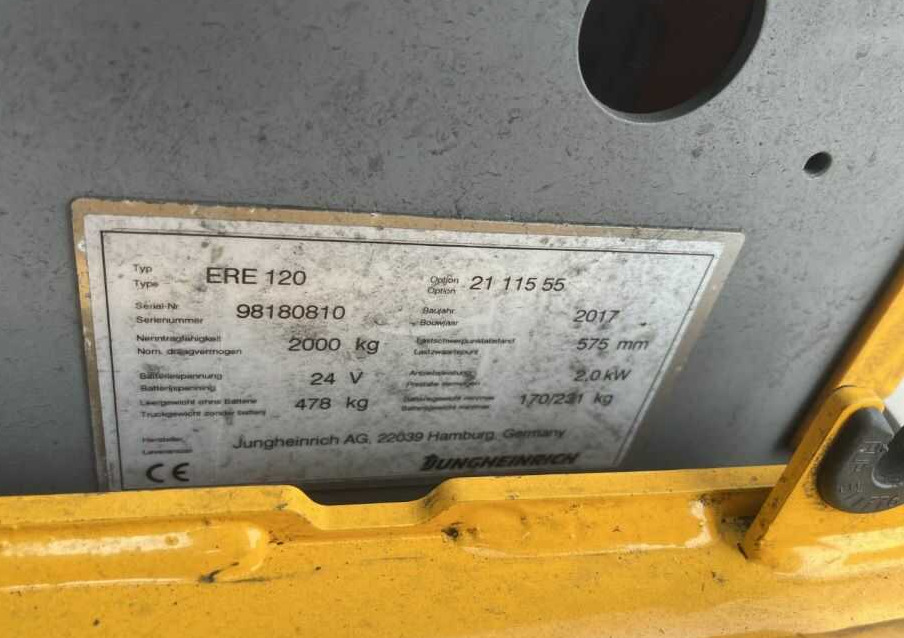 Jungheinrich ERE120 - Pallet truck: picture 4 Jungheinrich ERE120 - Pallet truck: picture 4
