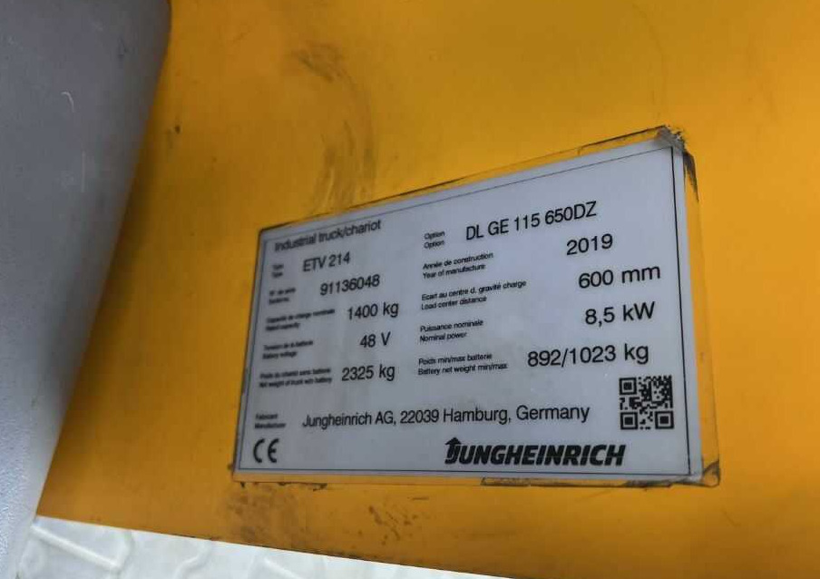Jungheinrich ETV214 - Reach truck: picture 4 Jungheinrich ETV214 - Reach truck: picture 4