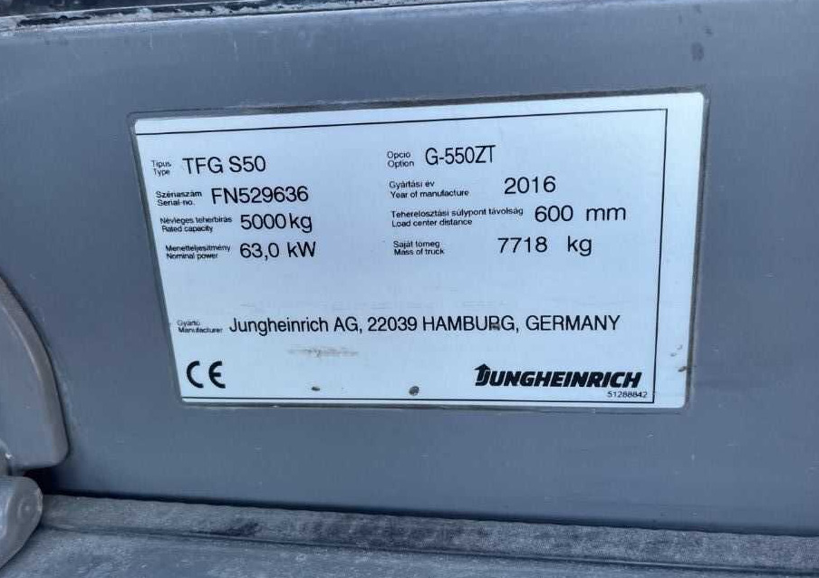 Jungheinrich TFGS50 - LPG forklift: picture 4 Jungheinrich TFGS50 - LPG forklift: picture 4