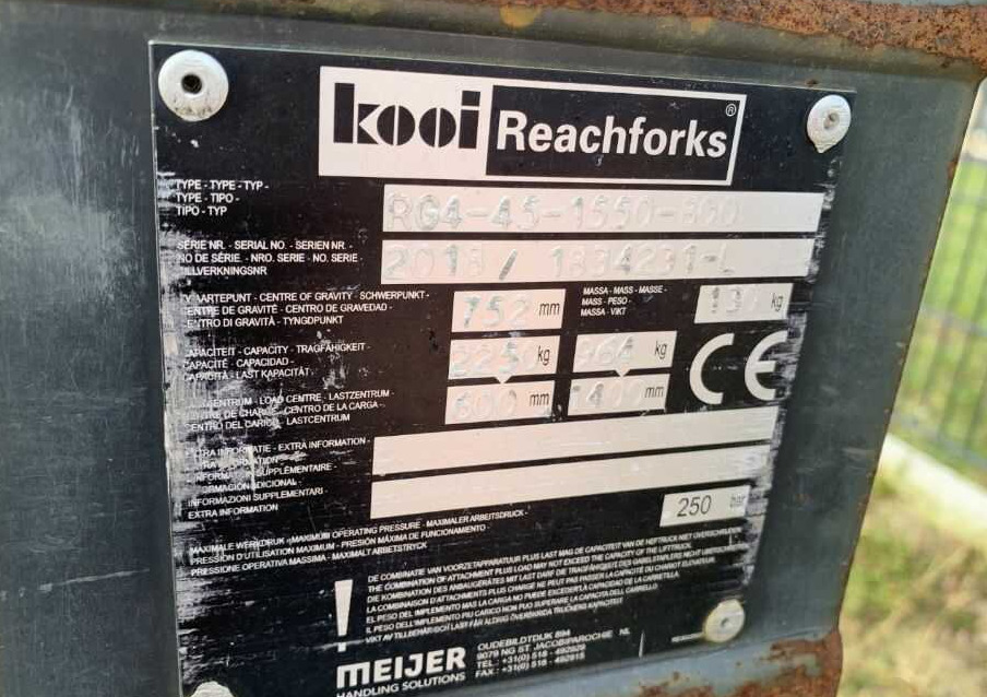 Kooi RG4-45-1550 - Boom for Material handling equipment: picture 4 Kooi RG4-45-1550 - Boom for Material handling equipment: picture 4