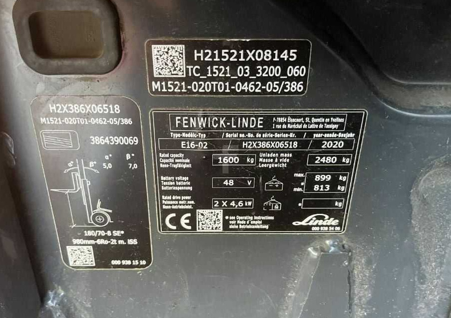 Linde E16-02 - Electric forklift: picture 4 Linde E16-02 - Electric forklift: picture 4
