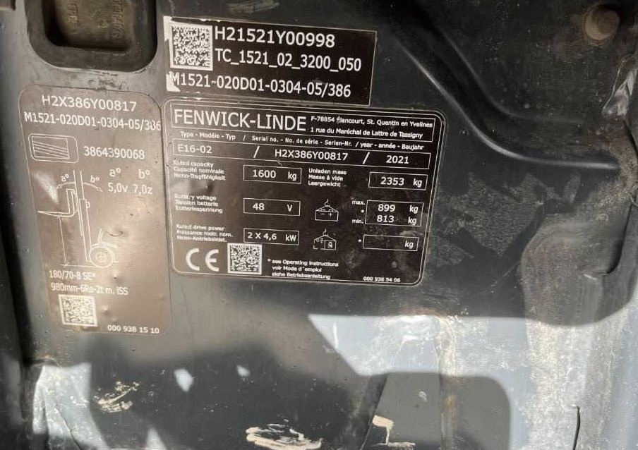 Linde E16-02 - Electric forklift: picture 4 Linde E16-02 - Electric forklift: picture 4