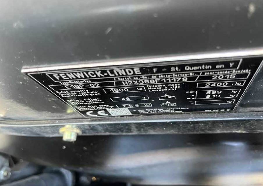 Linde E16P-02 - Electric forklift: picture 4 Linde E16P-02 - Electric forklift: picture 4