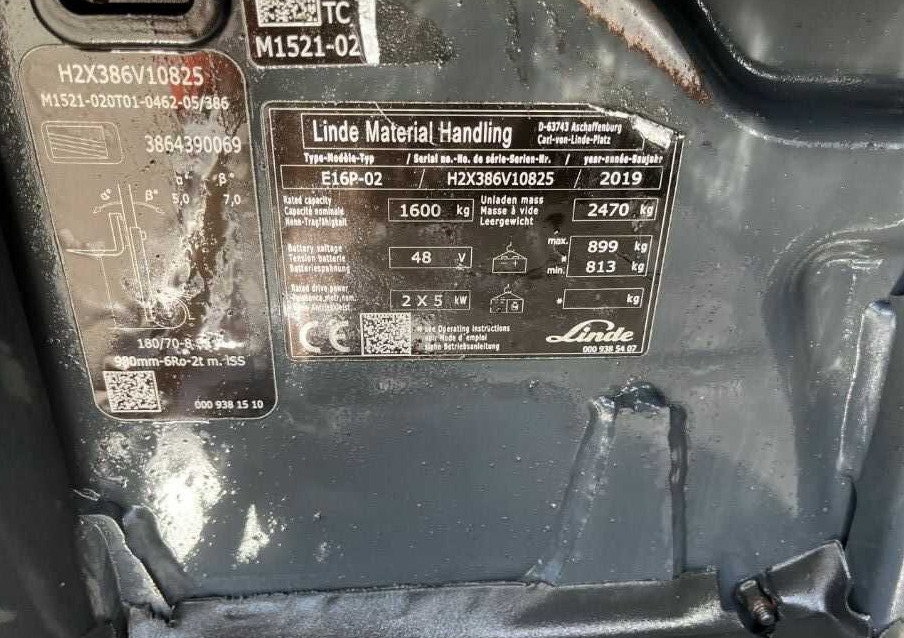 Linde E16P-02 - Electric forklift: picture 4 Linde E16P-02 - Electric forklift: picture 4