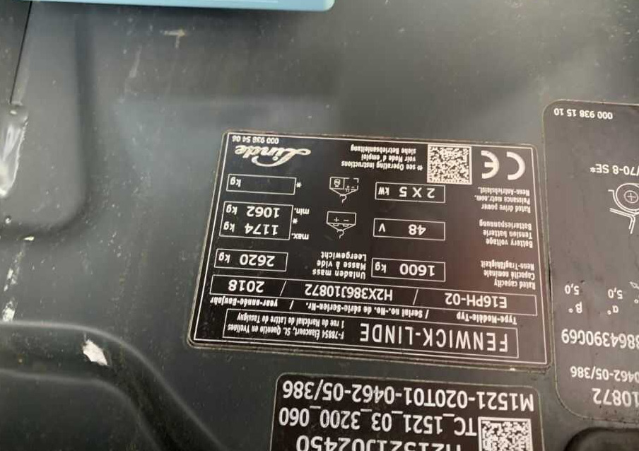 Linde E16PH-02 - Electric forklift: picture 4 Linde E16PH-02 - Electric forklift: picture 4