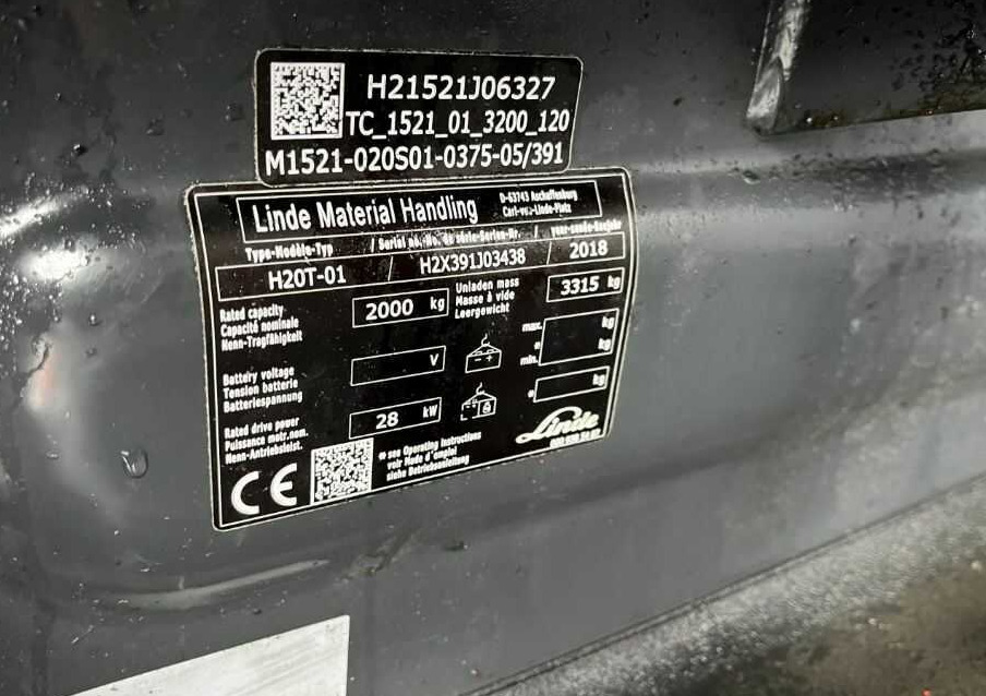 Linde H20T-01 - LPG forklift: picture 4 Linde H20T-01 - LPG forklift: picture 4