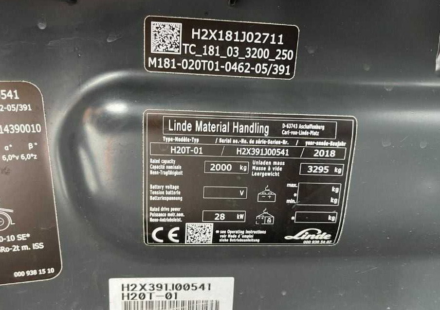 Linde H20T-01 - LPG forklift: picture 4 Linde H20T-01 - LPG forklift: picture 4