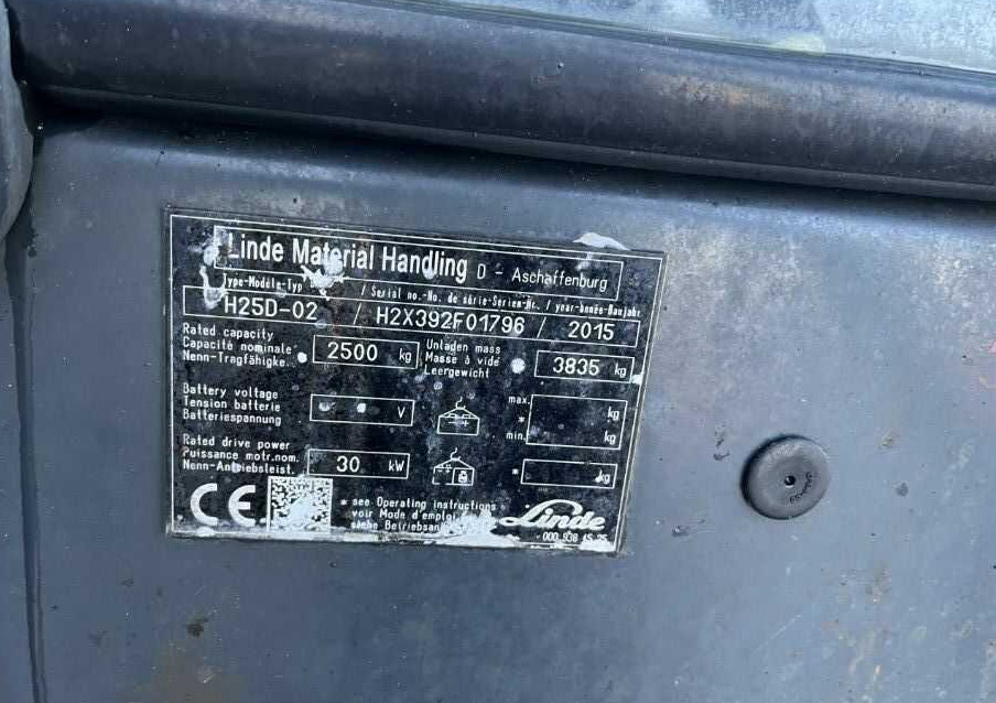 Linde H25D-01 - Diesel forklift: picture 4 Linde H25D-01 - Diesel forklift: picture 4