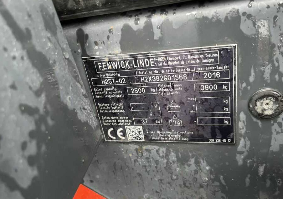 Linde H25T-02 - LPG forklift: picture 4 Linde H25T-02 - LPG forklift: picture 4
