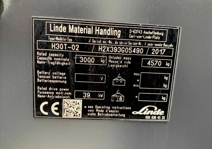 Linde H30T-02 - LPG forklift: picture 1 Linde H30T-02 - LPG forklift: picture 1