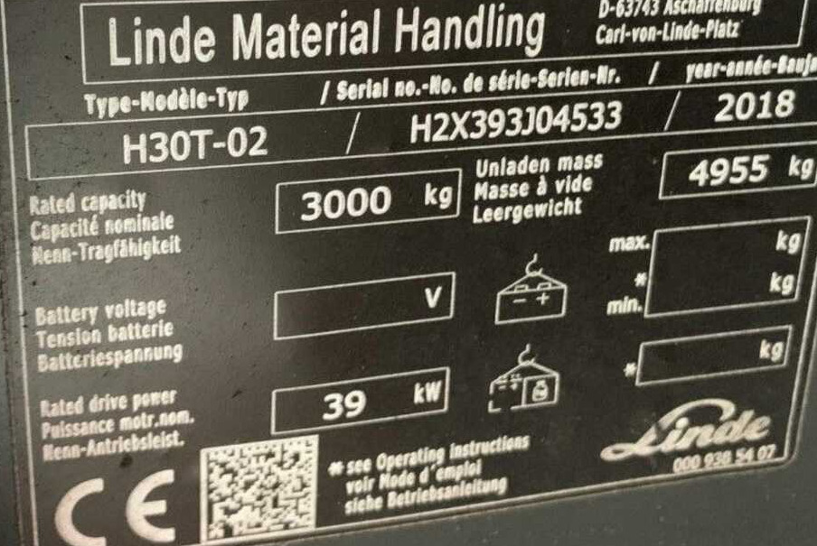 Linde H30T-02 - LPG forklift: picture 4 Linde H30T-02 - LPG forklift: picture 4