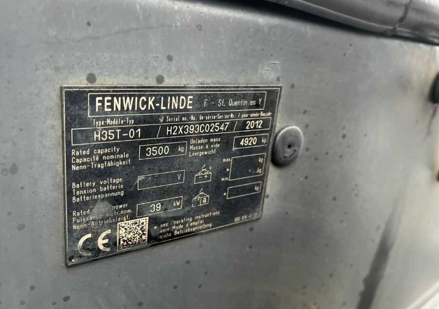 Linde H35T-01 - LPG forklift: picture 4 Linde H35T-01 - LPG forklift: picture 4
