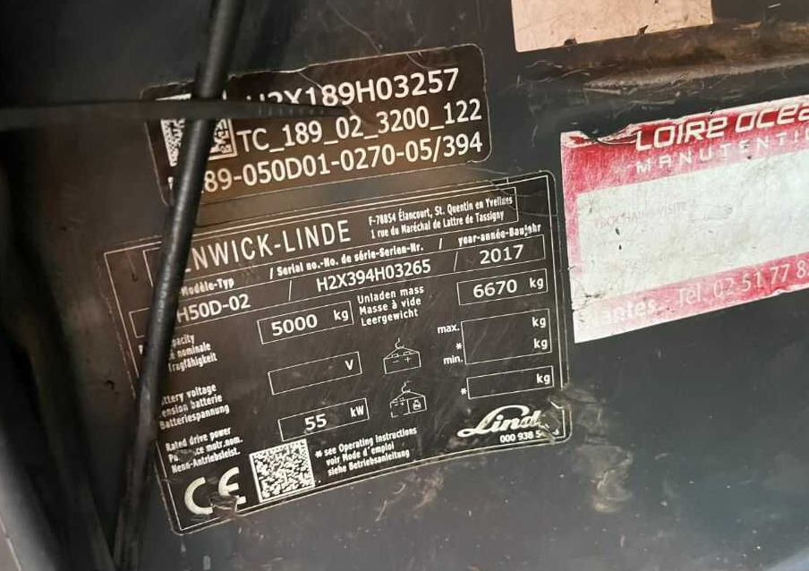Linde H50D-02 - Diesel forklift: picture 4 Linde H50D-02 - Diesel forklift: picture 4
