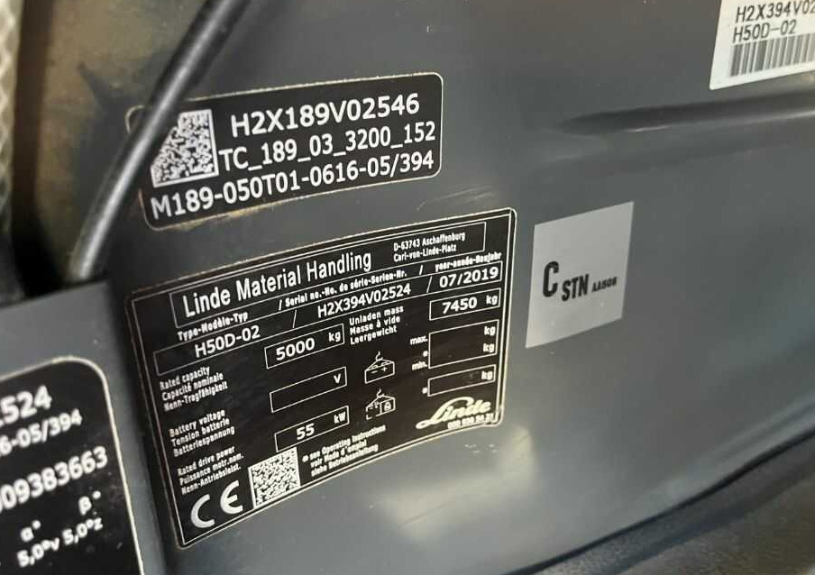 Linde H50D-02 - Diesel forklift: picture 4 Linde H50D-02 - Diesel forklift: picture 4