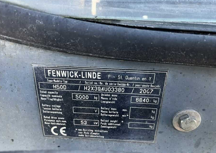 Linde H50D - Diesel forklift: picture 4 Linde H50D - Diesel forklift: picture 4