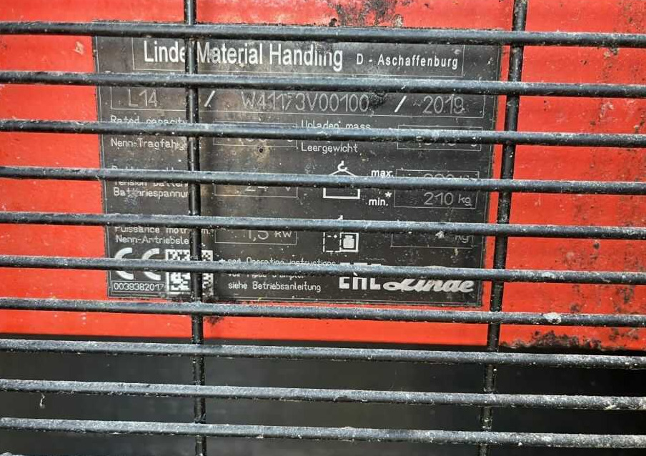Linde L14 - Stacker: picture 4 Linde L14 - Stacker: picture 4