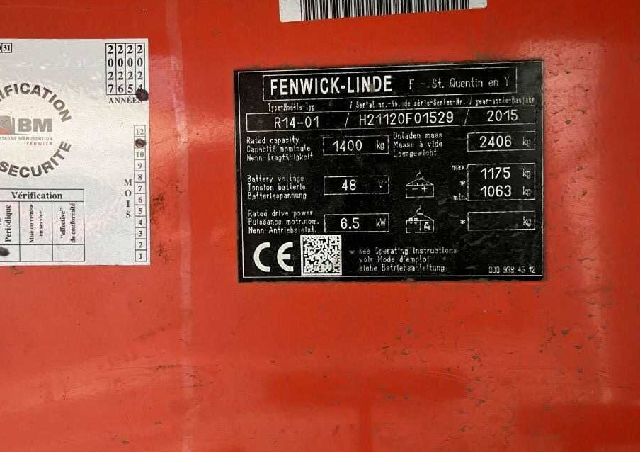 Linde R14-01 - Reach truck: picture 4 Linde R14-01 - Reach truck: picture 4