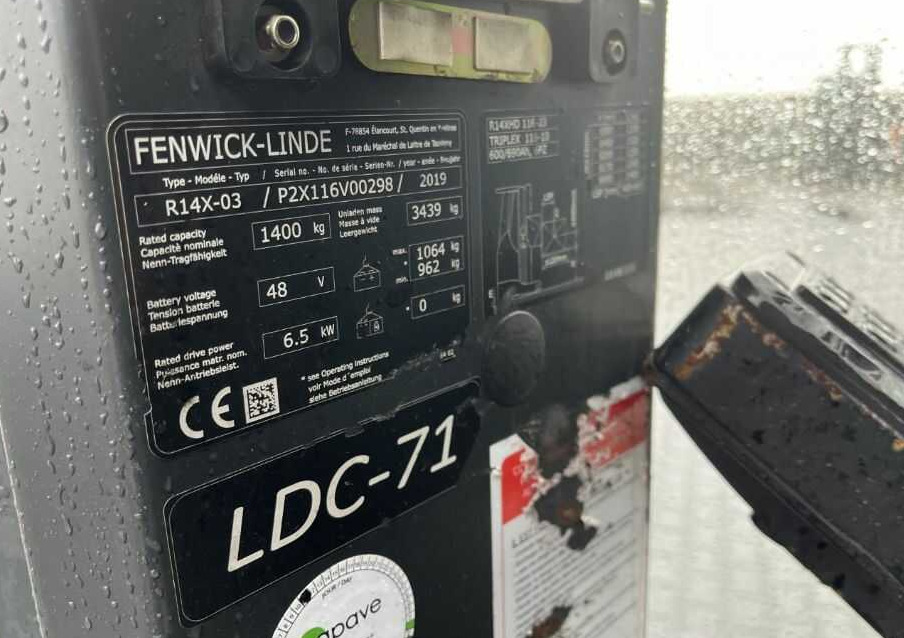 Linde R14X - Reach truck: picture 4 Linde R14X - Reach truck: picture 4