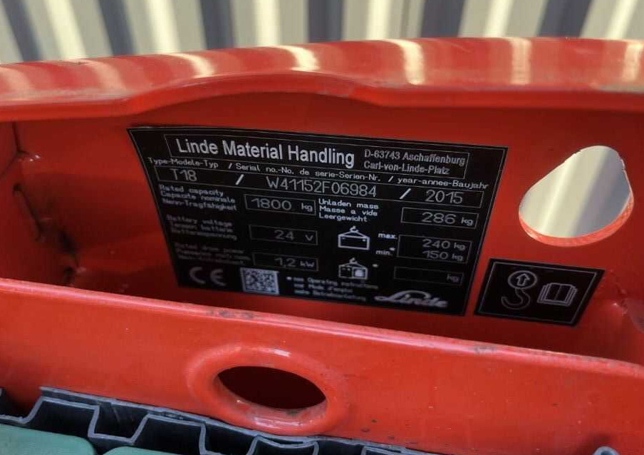 Linde T18 - Pallet truck: picture 4 Linde T18 - Pallet truck: picture 4