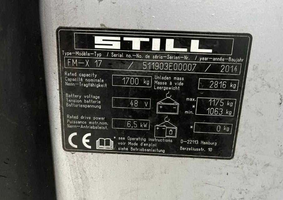 Still FM-X17 - Reach truck: picture 4 Still FM-X17 - Reach truck: picture 4