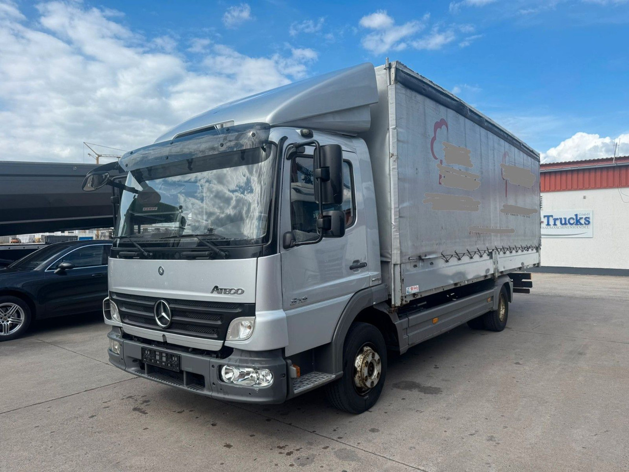 Mercedes-Benz ATEGO 818 * PR.PL * 217.000 KM * 1. HAND * TÜV - Curtain side van: picture 2 Mercedes-Benz ATEGO 818 * PR.PL * 217.000 KM * 1. HAND * TÜV - Curtain side van: picture 2