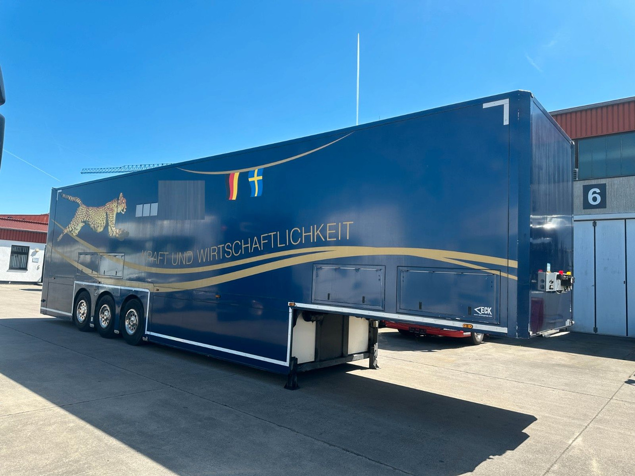 Van Eck PT-3ZI * MOTORSPORT * RACING * DOPPELDECKER *TÜV - Closed box semi-trailer: picture 1 Van Eck PT-3ZI * MOTORSPORT * RACING * DOPPELDECKER *TÜV - Closed box semi-trailer: picture 1