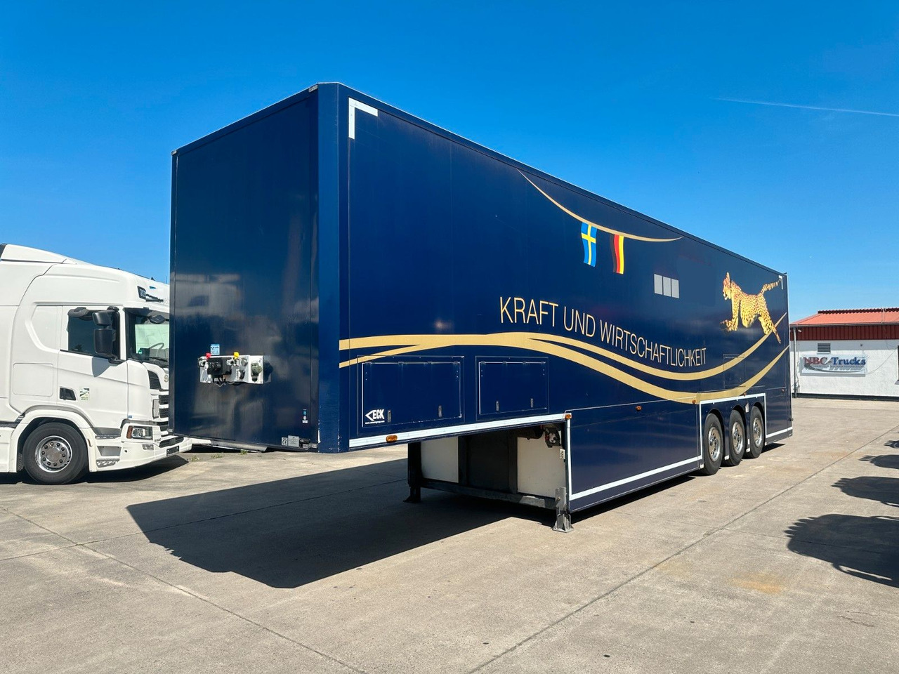 Van Eck PT-3ZI * MOTORSPORT * RACING * DOPPELDECKER *TÜV - Closed box semi-trailer: picture 2 Van Eck PT-3ZI * MOTORSPORT * RACING * DOPPELDECKER *TÜV - Closed box semi-trailer: picture 2
