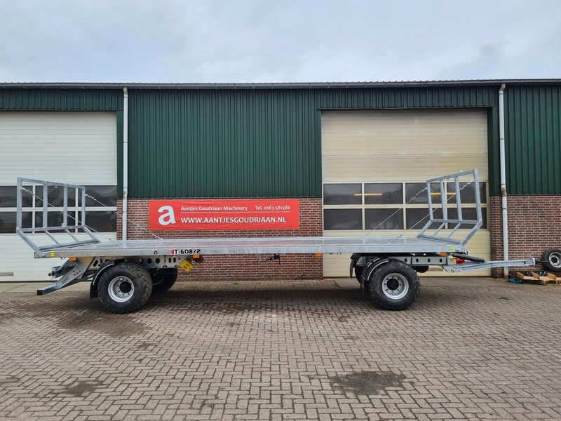 Onbekend Balenwagen - Dropside/ Flatbed trailer: picture 1 Onbekend Balenwagen - Dropside/ Flatbed trailer: picture 1