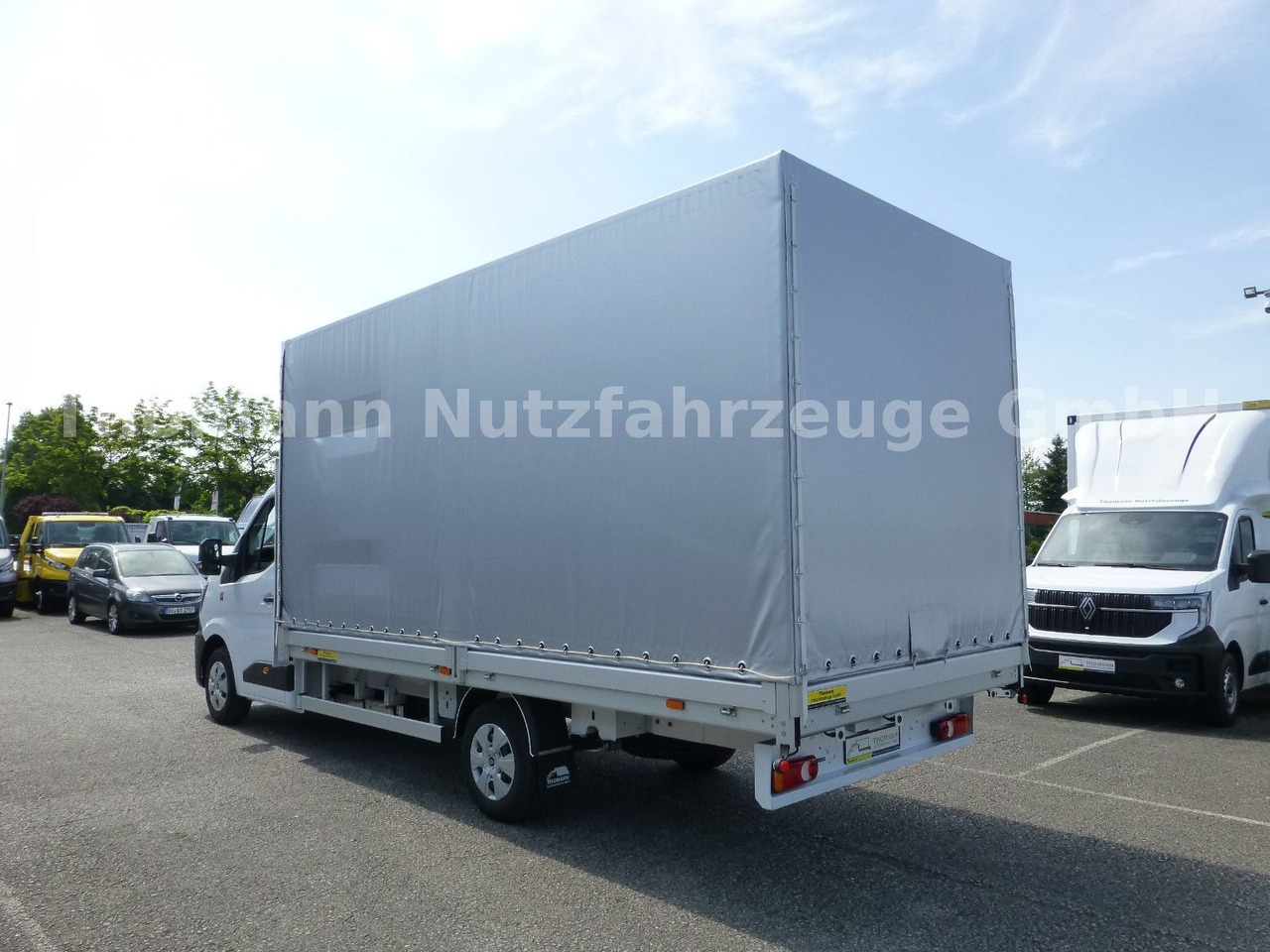 Curtain side van Renault NEW Master Pritsche Plane Vollalu: picture 7