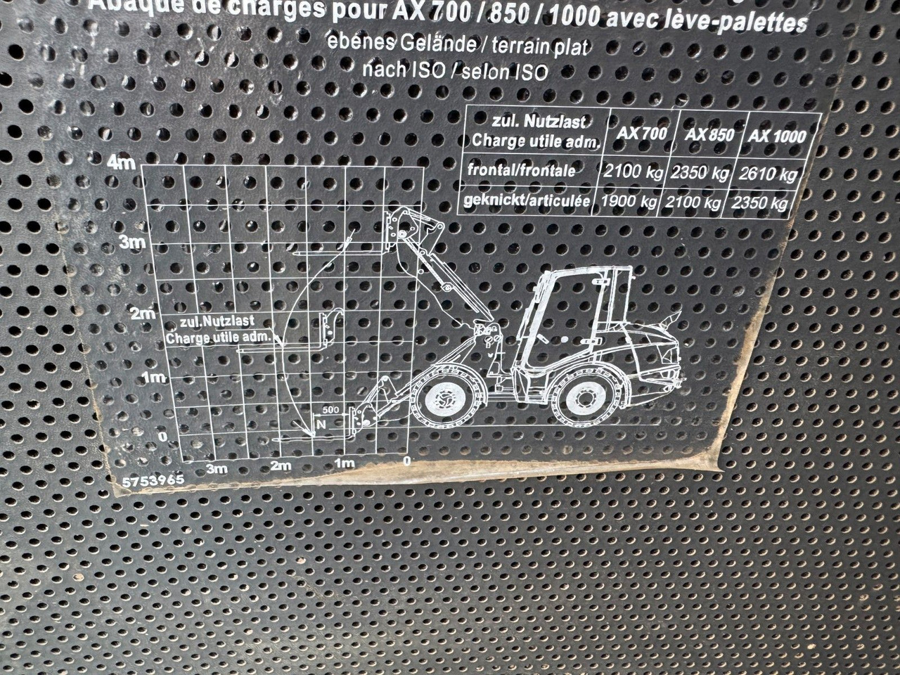 Wheel loader Ahlmann AX 850 / nur: 671h / 11.2022 / Gabel / Schaufel: picture 13