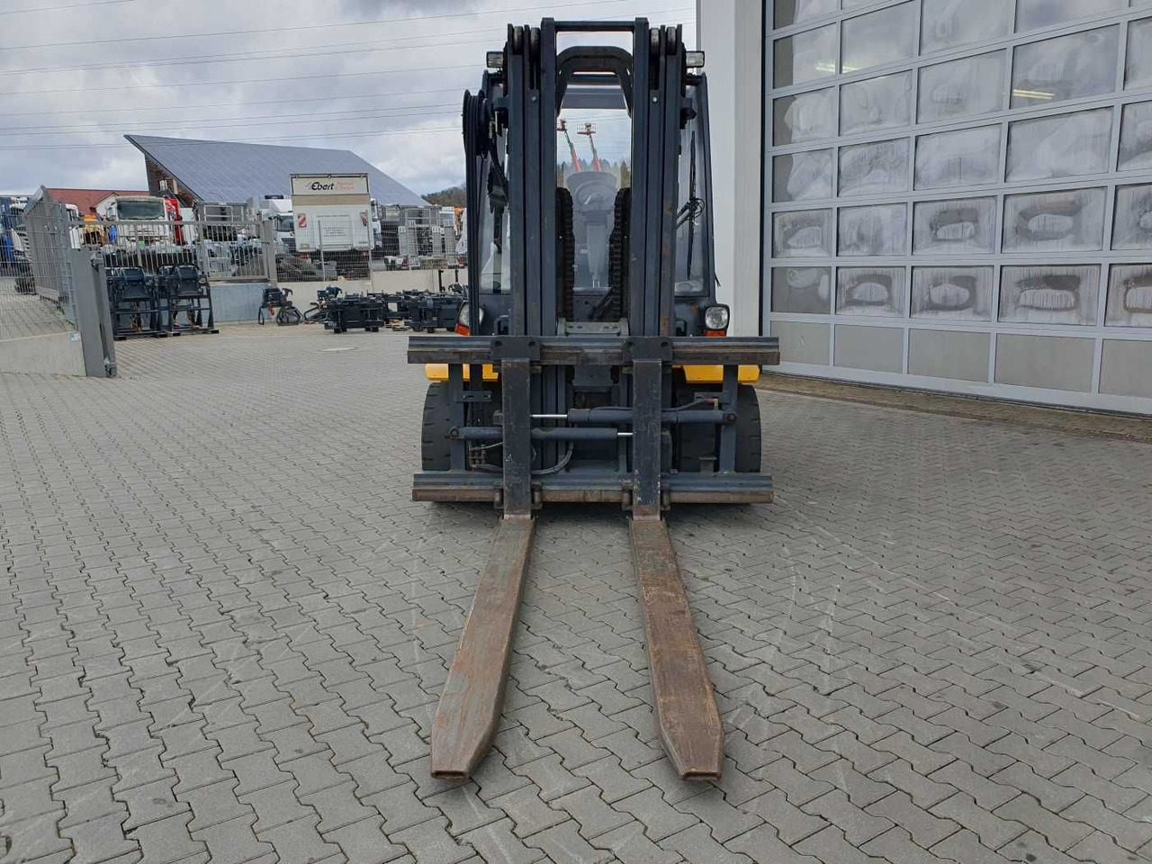 Diesel forklift Jungheinrich DFG 680 / 4.500mm / 2.413h / Zinkenverstellgerät: picture 9