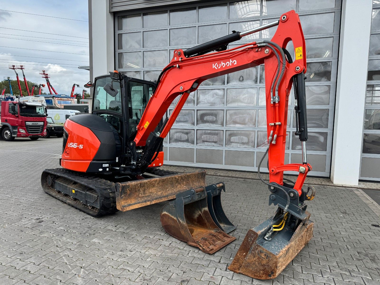 Kubota U56-5 / MS03 / nur 190h! / Löffelpaket - Mini excavator: picture 3 Kubota U56-5 / MS03 / nur 190h! / Löffelpaket - Mini excavator: picture 3