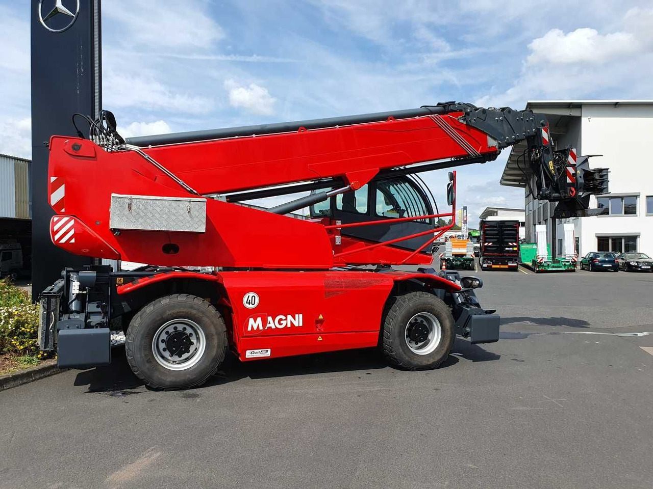 Telescopic handler Magni RTH 5.35 SH / Fällkran / nur 2.034h: picture 6