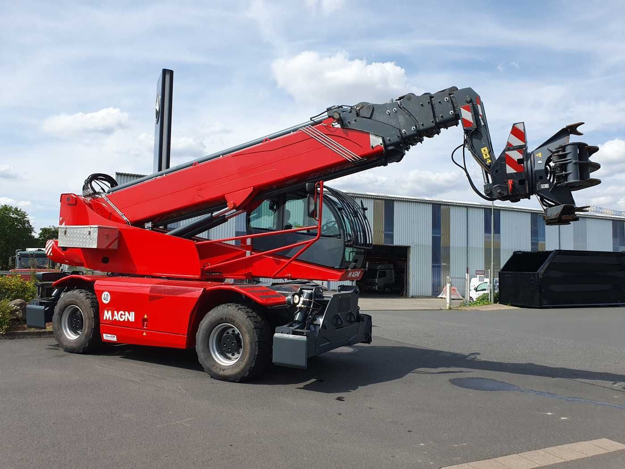 Telescopic handler Magni RTH 5.35 SH / Fällkran / nur 2.034h: picture 8