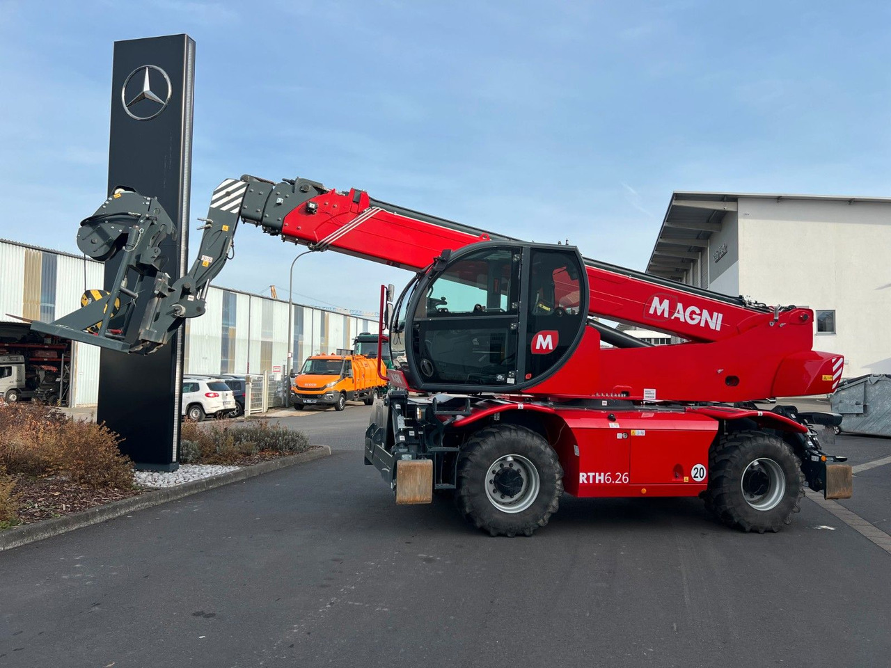 Magni RTH 6.26 / nur 597h ! / Gabel / 6 t Winde - Telescopic handler: picture 1 Magni RTH 6.26 / nur 597h ! / Gabel / 6 t Winde - Telescopic handler: picture 1