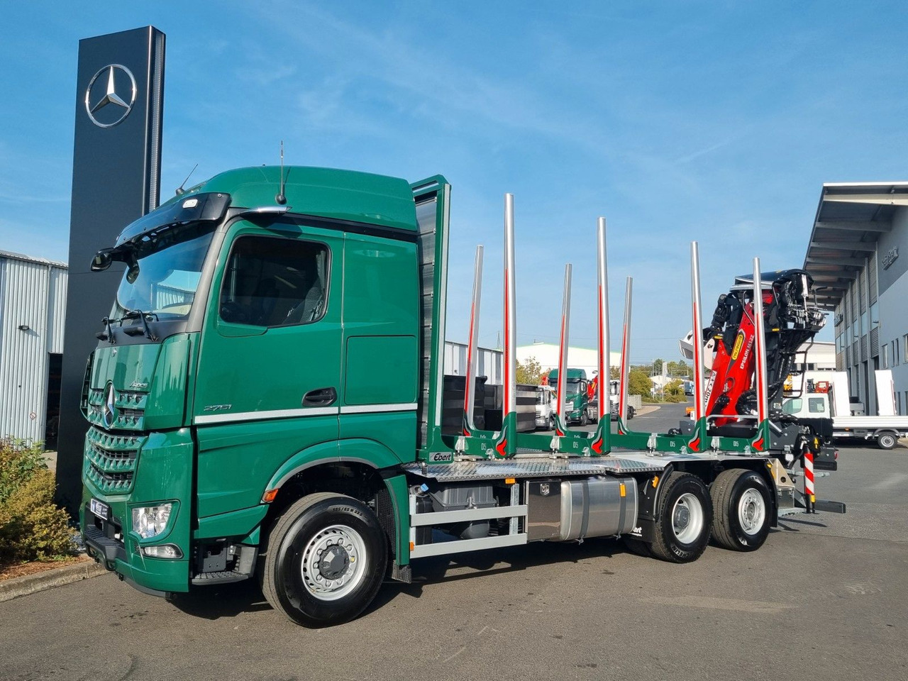 Mercedes-Benz Arocs 2551 L 6x2/4 HAD Palfinger Epsilon TZ12 - Log truck, Crane truck: picture 2 Mercedes-Benz Arocs 2551 L 6x2/4 HAD Palfinger Epsilon TZ12 - Log truck, Crane truck: picture 2
