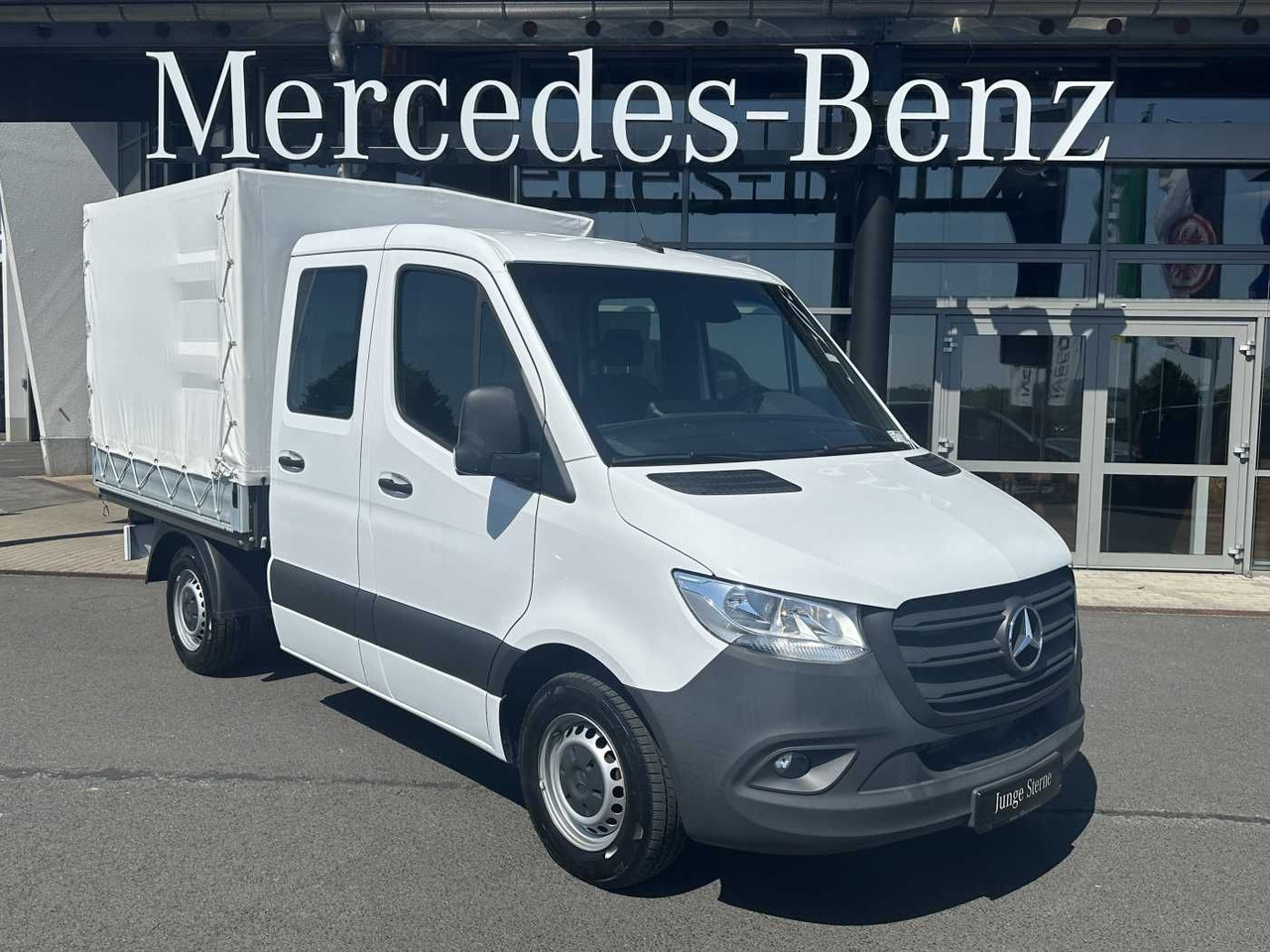 Mercedes-Benz Sprinter 215 CDI DoKa 9G Klima AHK Tempomat SHZ - Curtain side van: picture 1 Mercedes-Benz Sprinter 215 CDI DoKa 9G Klima AHK Tempomat SHZ - Curtain side van: picture 1