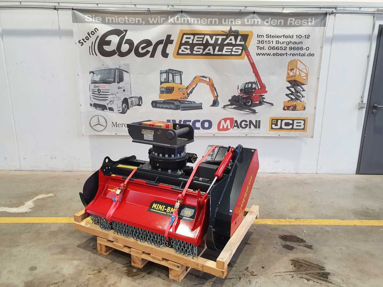 Seppi MINI-BMS 105 Forstmulcher Drehmotor MS08 - Forestry mulcher: picture 1 Seppi MINI-BMS 105 Forstmulcher Drehmotor MS08 - Forestry mulcher: picture 1
