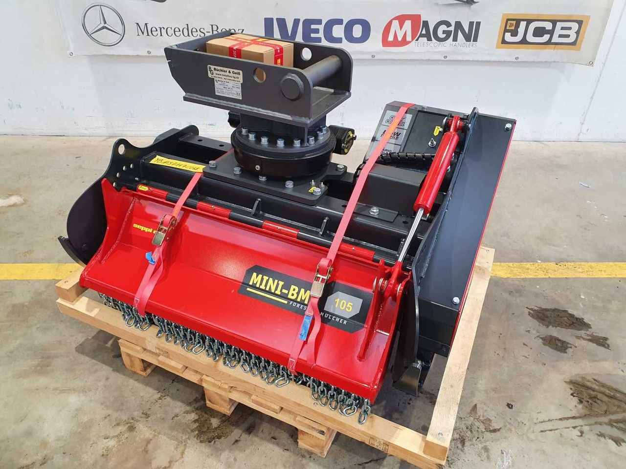 Seppi MINI-BMS 105 Forstmulcher Drehmotor MS08 - Forestry mulcher: picture 2 Seppi MINI-BMS 105 Forstmulcher Drehmotor MS08 - Forestry mulcher: picture 2