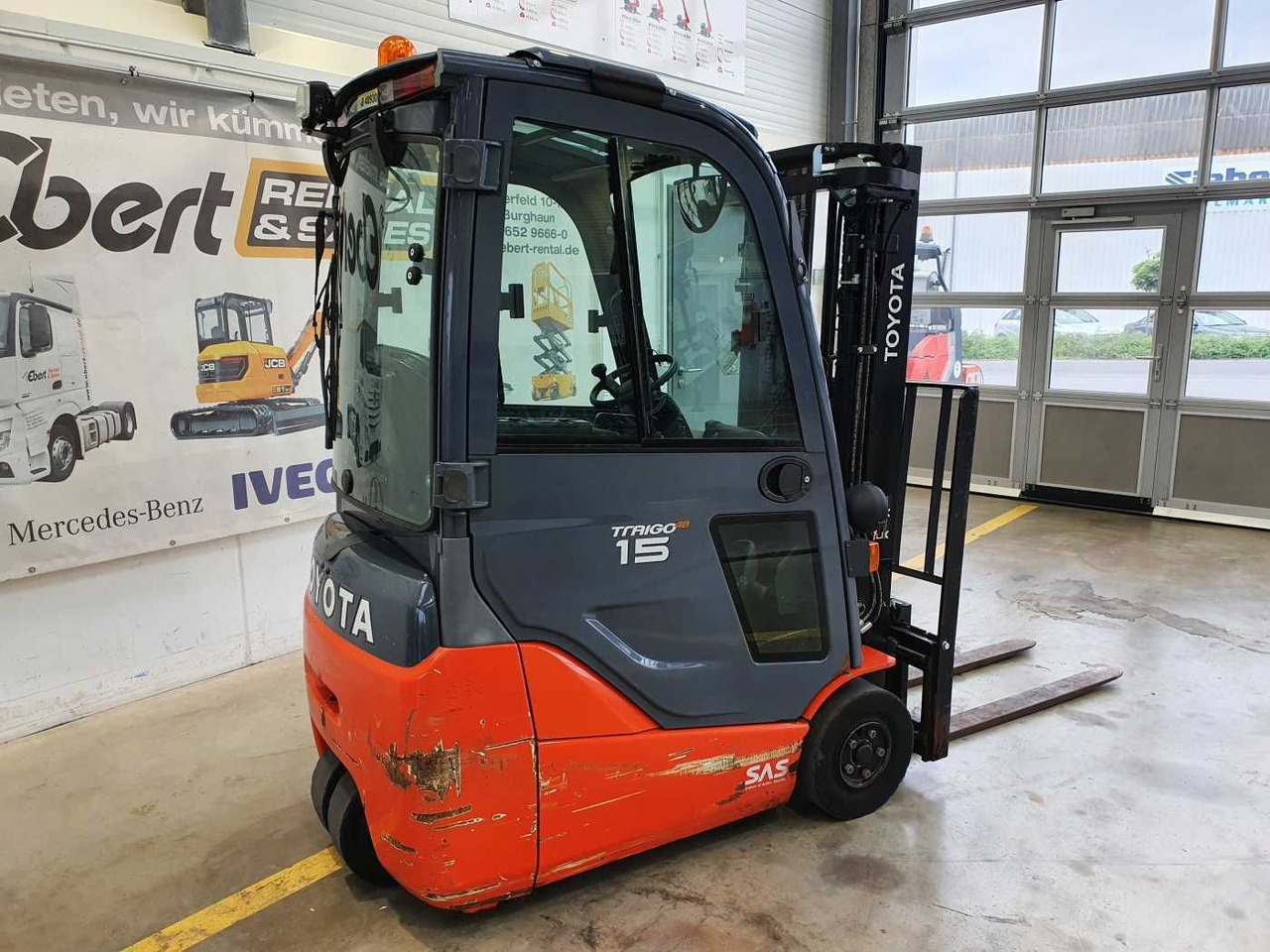 Toyota 8FBET15 / Batterie 07/2023 / HH: 4.3m! / 2.849h - Electric forklift: picture 3 Toyota 8FBET15 / Batterie 07/2023 / HH: 4.3m! / 2.849h - Electric forklift: picture 3