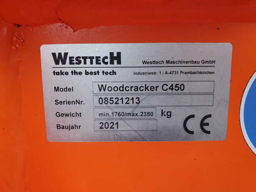 Felling head Westtech Woodcracker C450 Sammler Power Tiltator: picture 13
