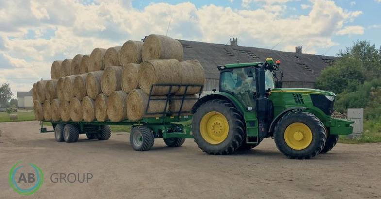 Dinapolis bale trailer RP-10500, 14 t - Farm platform trailer: picture 2 Dinapolis bale trailer RP-10500, 14 t - Farm platform trailer: picture 2