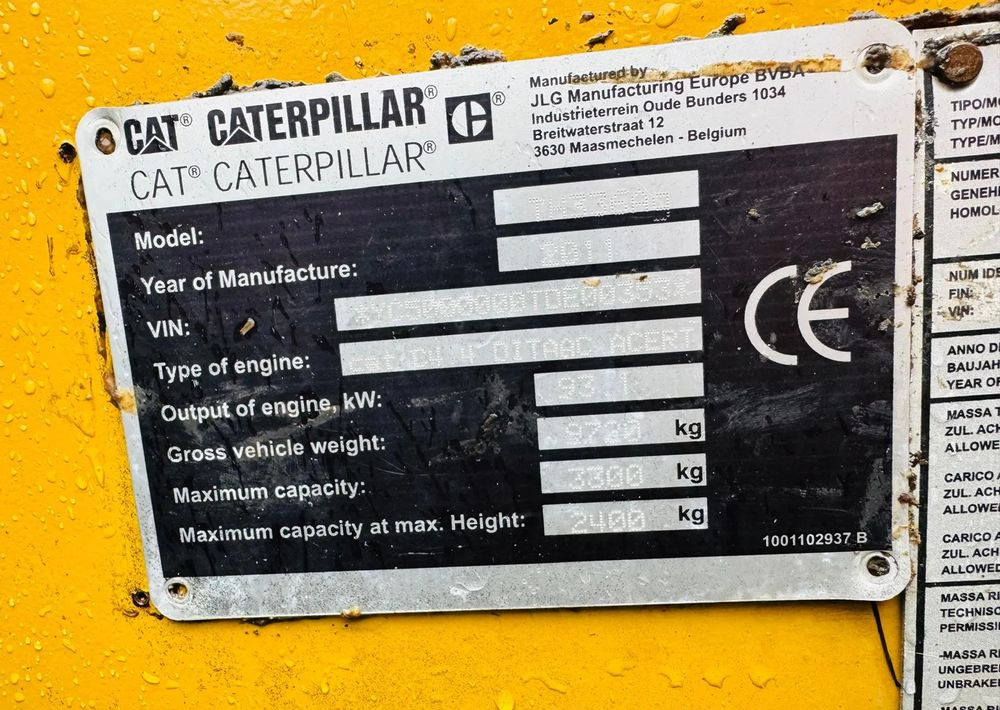 Telescopic handler Caterpillar TH 336: picture 13