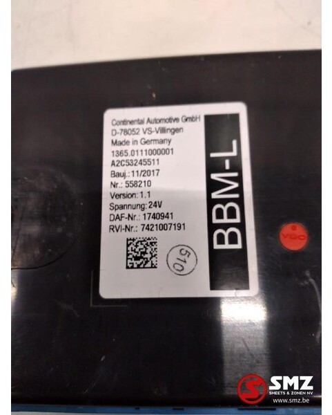 DAF Occ Ecu - DAF XF EURO 6 1740941 BBM MODULE - ECU for Truck: picture 2 DAF Occ Ecu - DAF XF EURO 6 1740941 BBM MODULE - ECU for Truck: picture 2