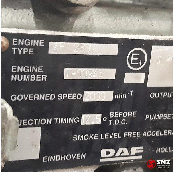 DAF Occ motor DAF XF EURO 2 - Engine for Truck: picture 5 DAF Occ motor DAF XF EURO 2 - Engine for Truck: picture 5