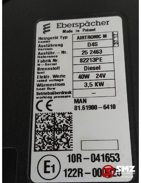 MAN Occ standverwarming D4S Airtronic M 3,5KW MAN - Heating/ Ventilation for Truck: picture 5 MAN Occ standverwarming D4S Airtronic M 3,5KW MAN - Heating/ Ventilation for Truck: picture 5
