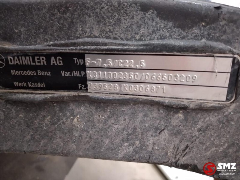 Mercedes-Benz Occ vooras Mercedes Actros MP4 F-7,5/C22,5 A000330 - Frame/ Chassis for Truck: picture 4 Mercedes-Benz Occ vooras Mercedes Actros MP4 F-7,5/C22,5 A000330 - Frame/ Chassis for Truck: picture 4
