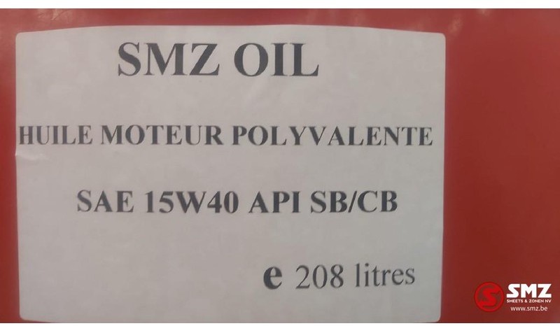 Smz Smz motor olie 15w40 208l - Motor oil and car care products: picture 3 Smz Smz motor olie 15w40 208l - Motor oil and car care products: picture 3